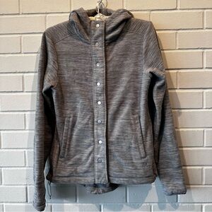 Mountain Hardware snap fleece hoodie